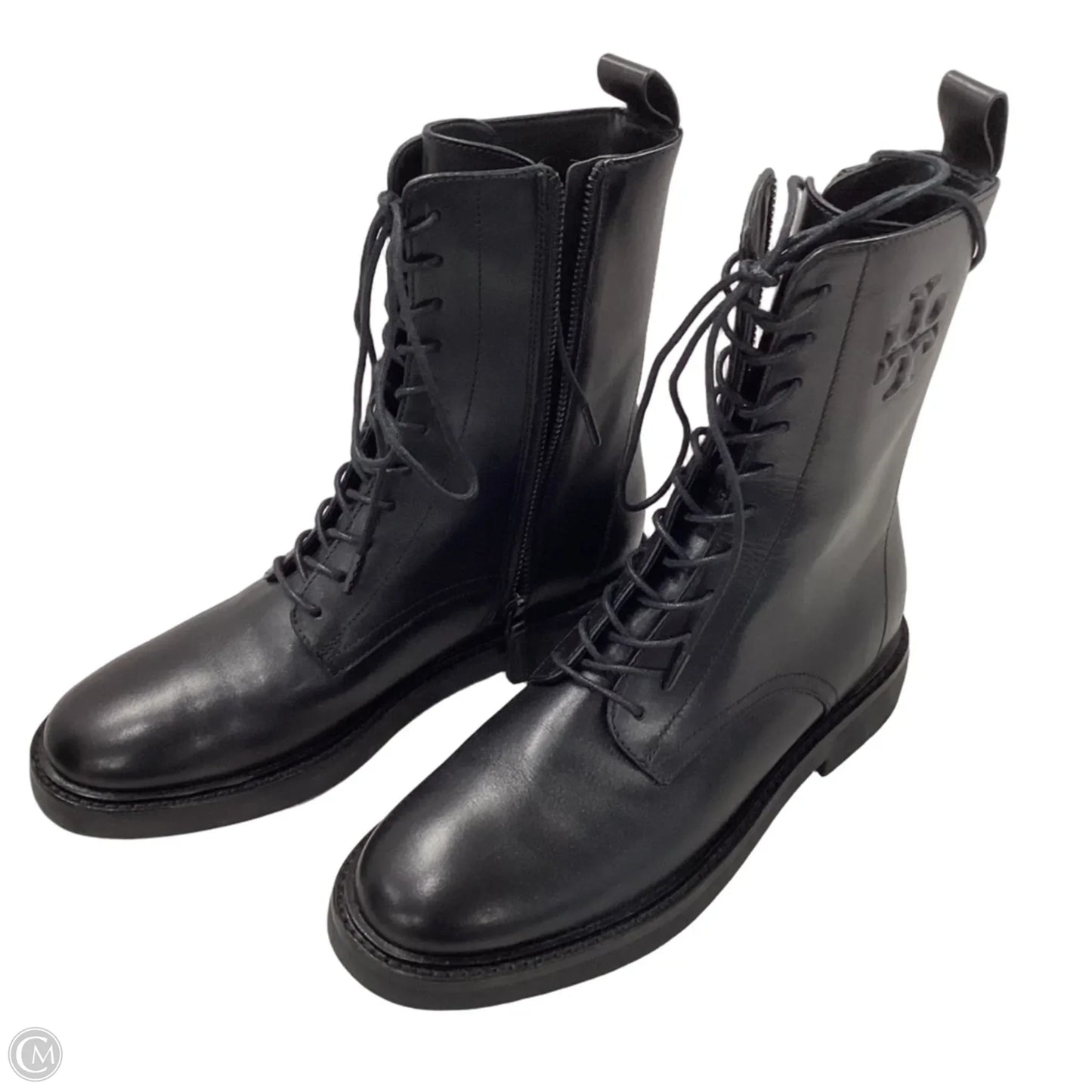 Boots Designer By Tory Burch In Black, Size: 8.5