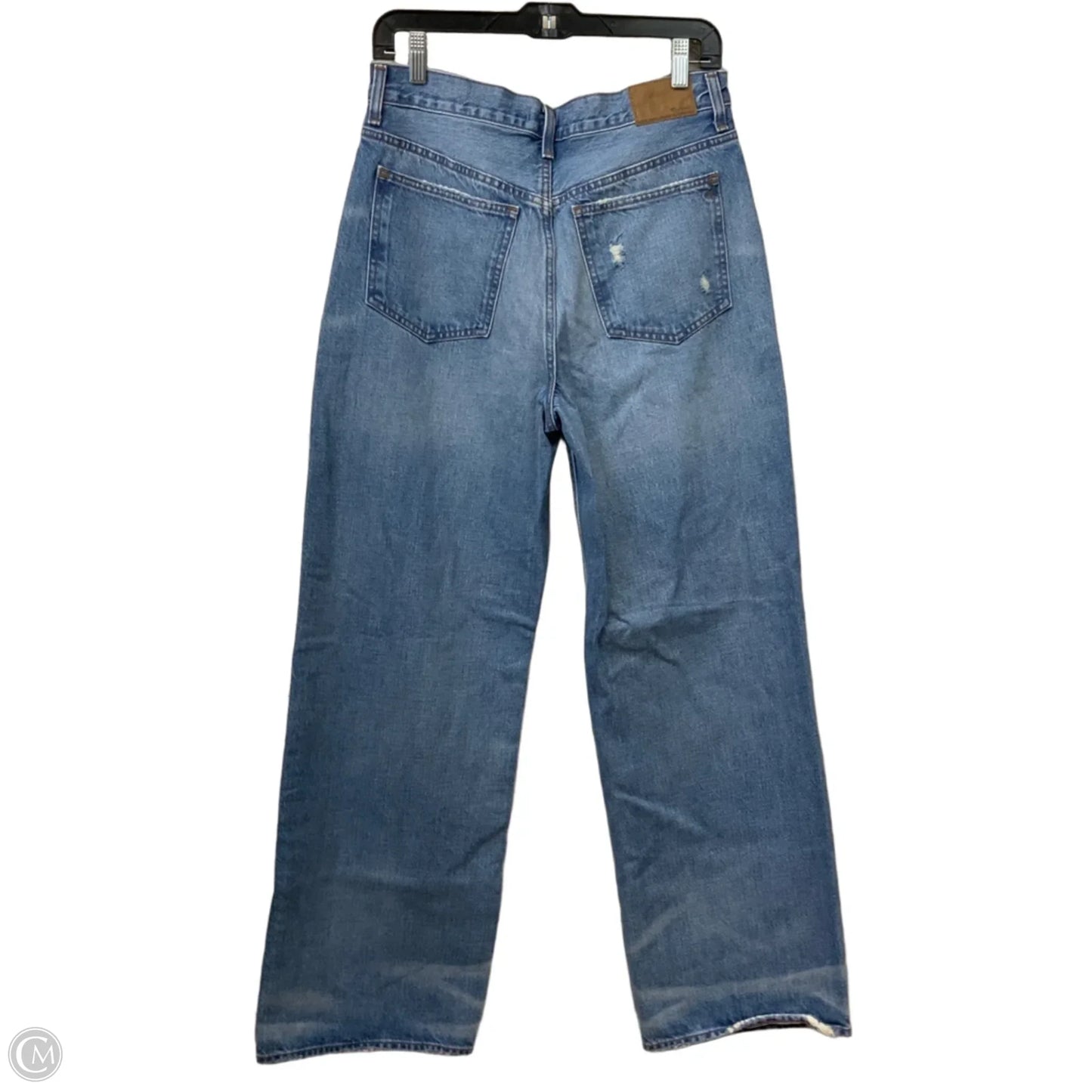 Jeans Wide Leg By Madewell In Blue Denim, Size: 4