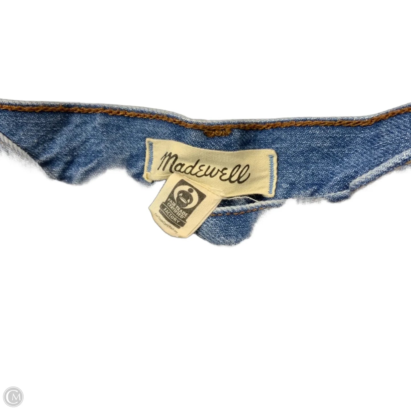 Jeans Wide Leg By Madewell In Blue Denim, Size: 4