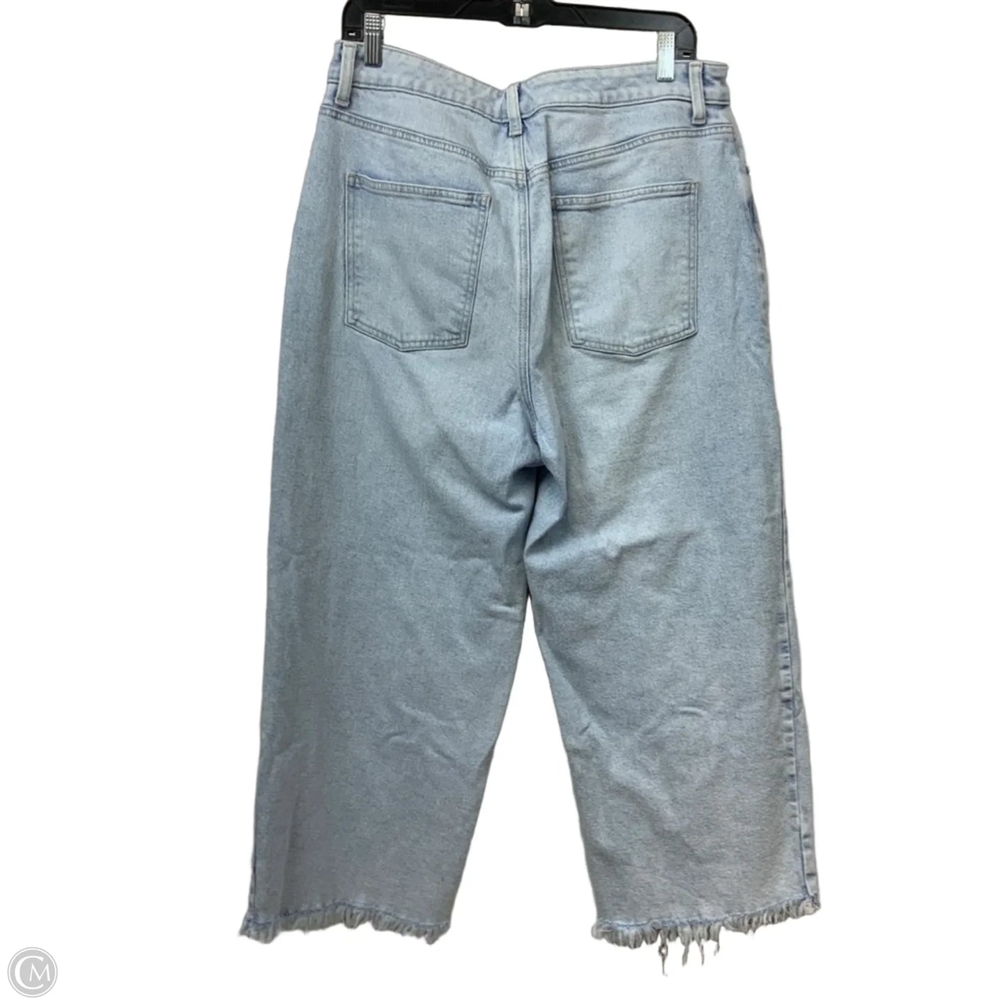 Jeans Wide Leg By Talbots In Blue Denim, Size: 14
