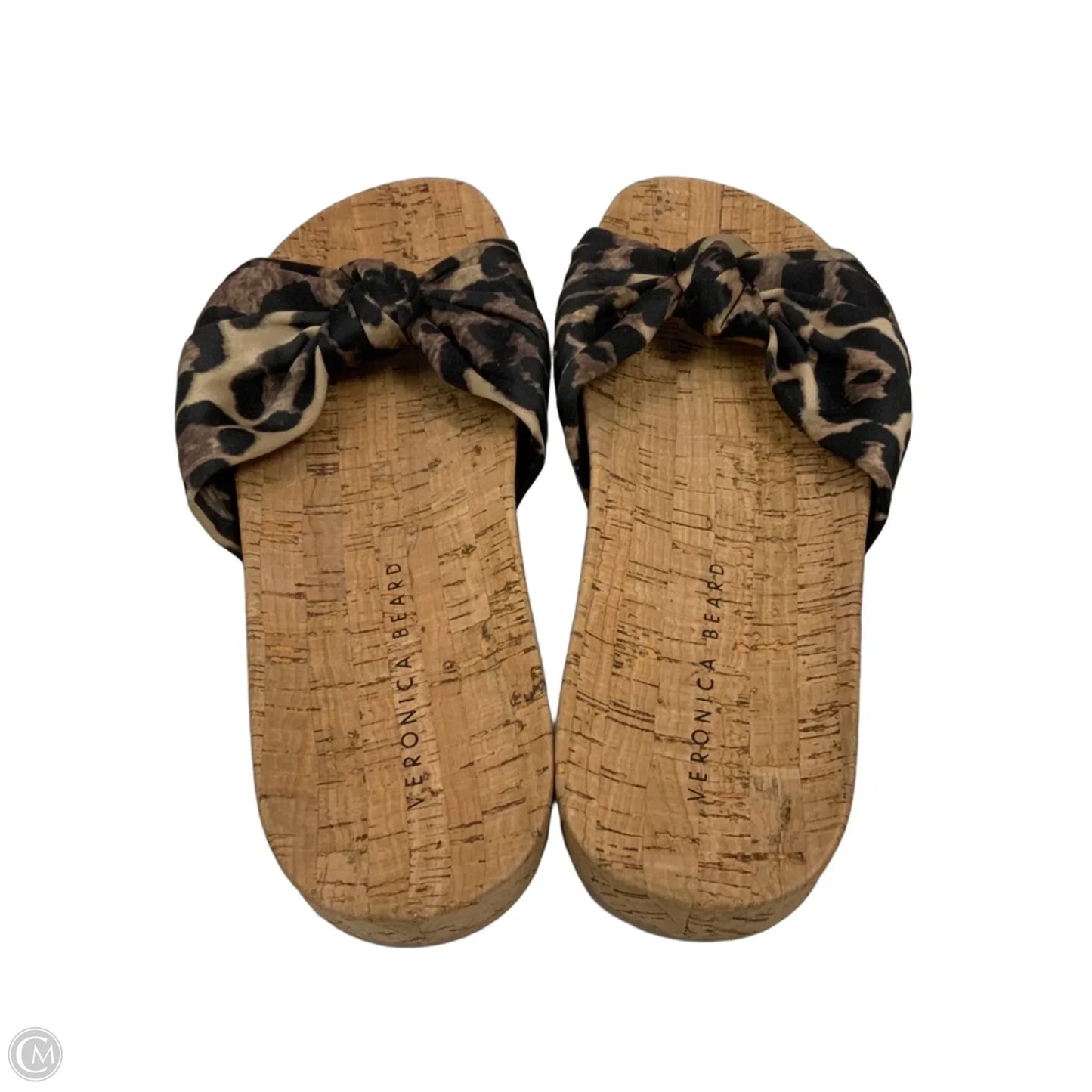 Sandals Flats By Veronica Beard In Animal Print, Size: 9