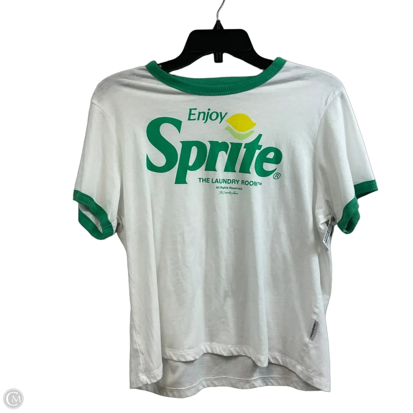 Top Short Sleeve Basic By LAUNDRY ROOM In Green, Size: L