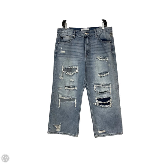Jeans Straight By Kancan In Blue Denim, Size: 10