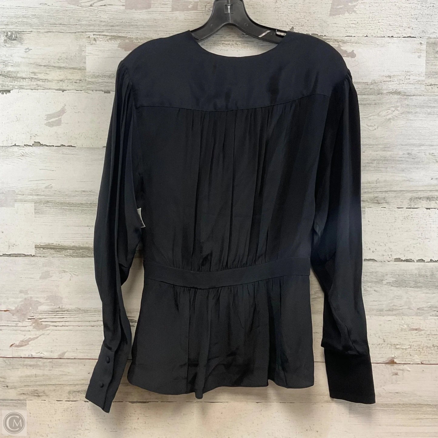 Blouse Long Sleeve By The Kooples In Black, Size: S