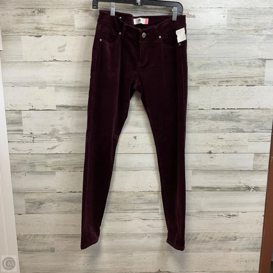 Pants Corduroy By Cabi In Maroon, Size: 4