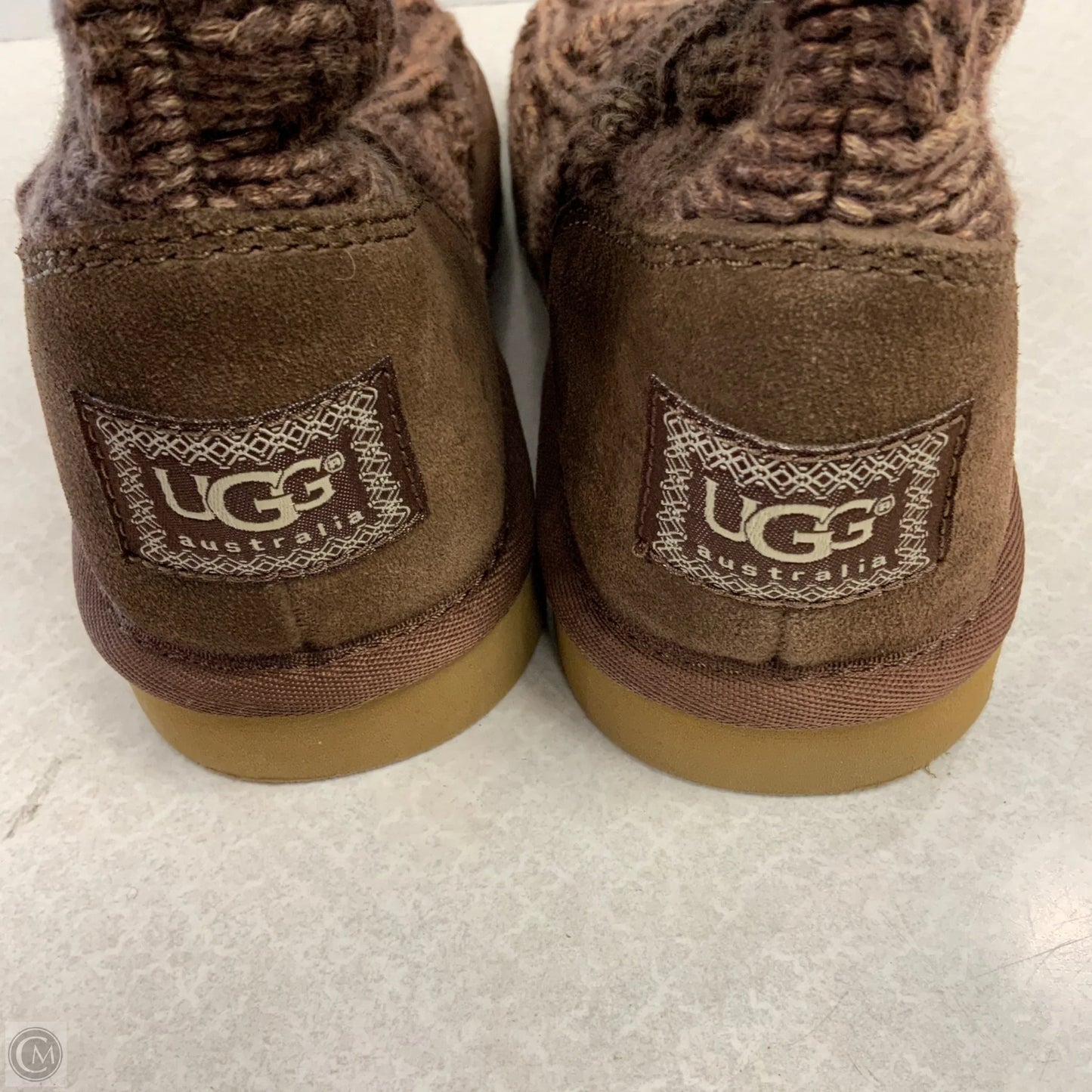 Boots Knee Flats By Ugg In Brown, Size: 6