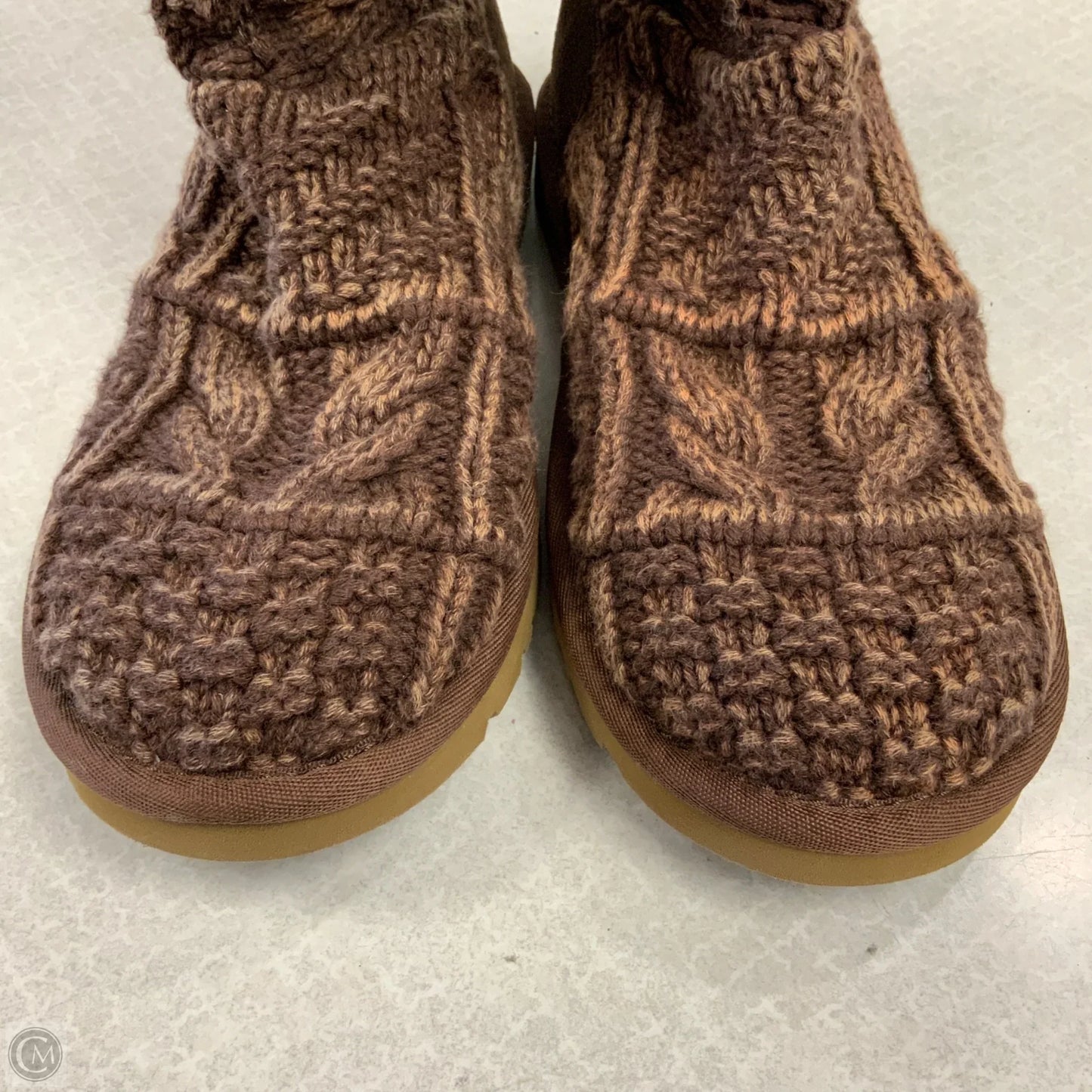 Boots Knee Flats By Ugg In Brown, Size: 6