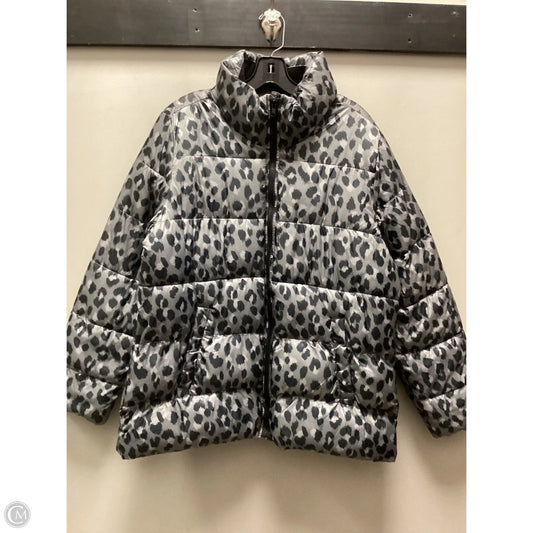 Jacket Puffer & Quilted By Old Navy In Animal Print, Size: L