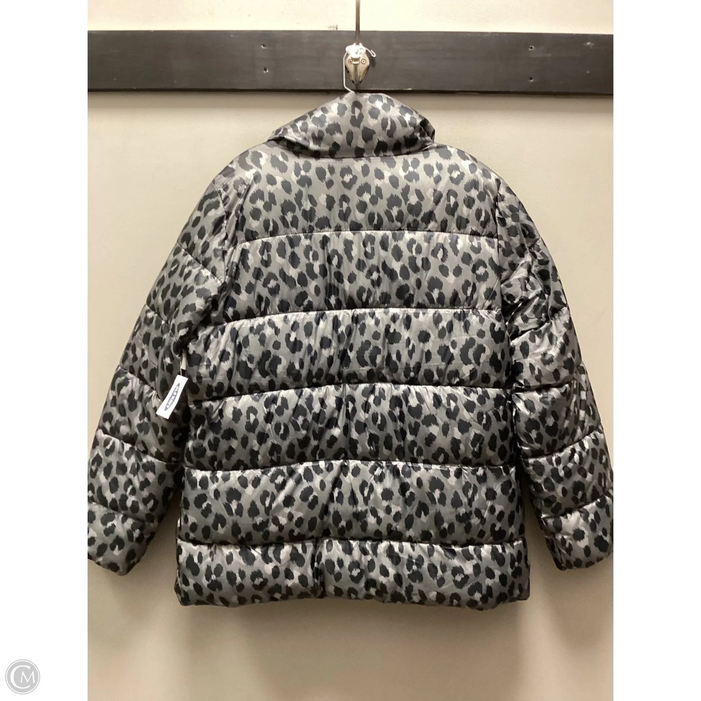 Jacket Puffer & Quilted By Old Navy In Animal Print, Size: L