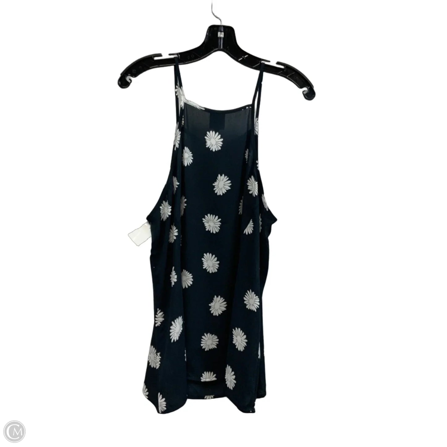 Top Sleeveless By Cabi In Blue & White, Size: M