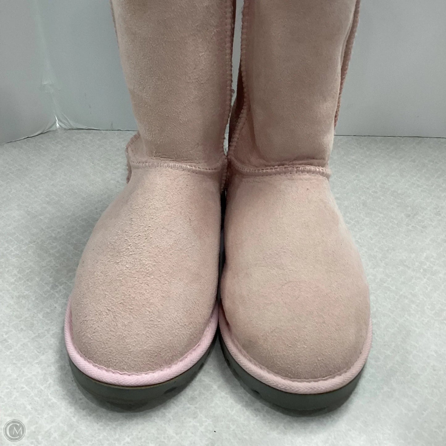 Boots Ankle Flats By Ugg In Pink, Size: 8