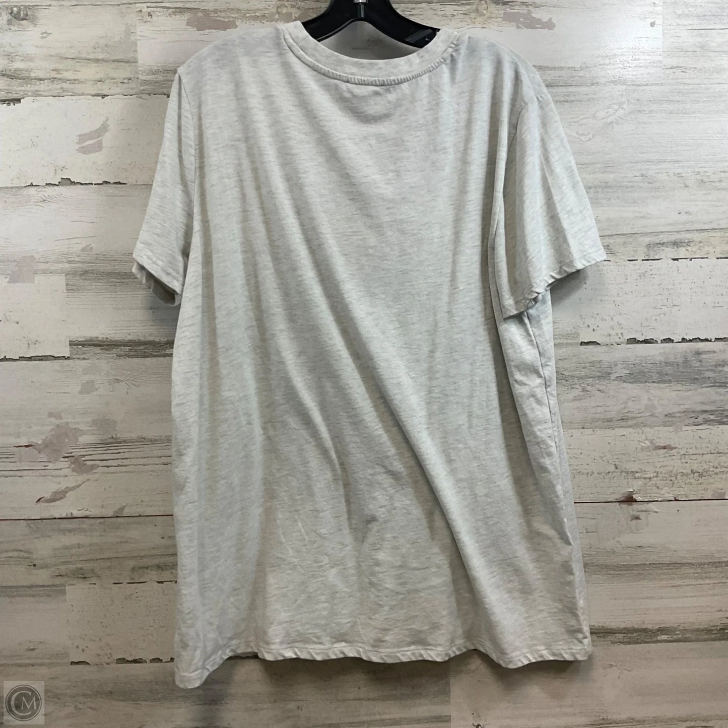 Top Short Sleeve Basic By Maurices In Grey, Size: Xl