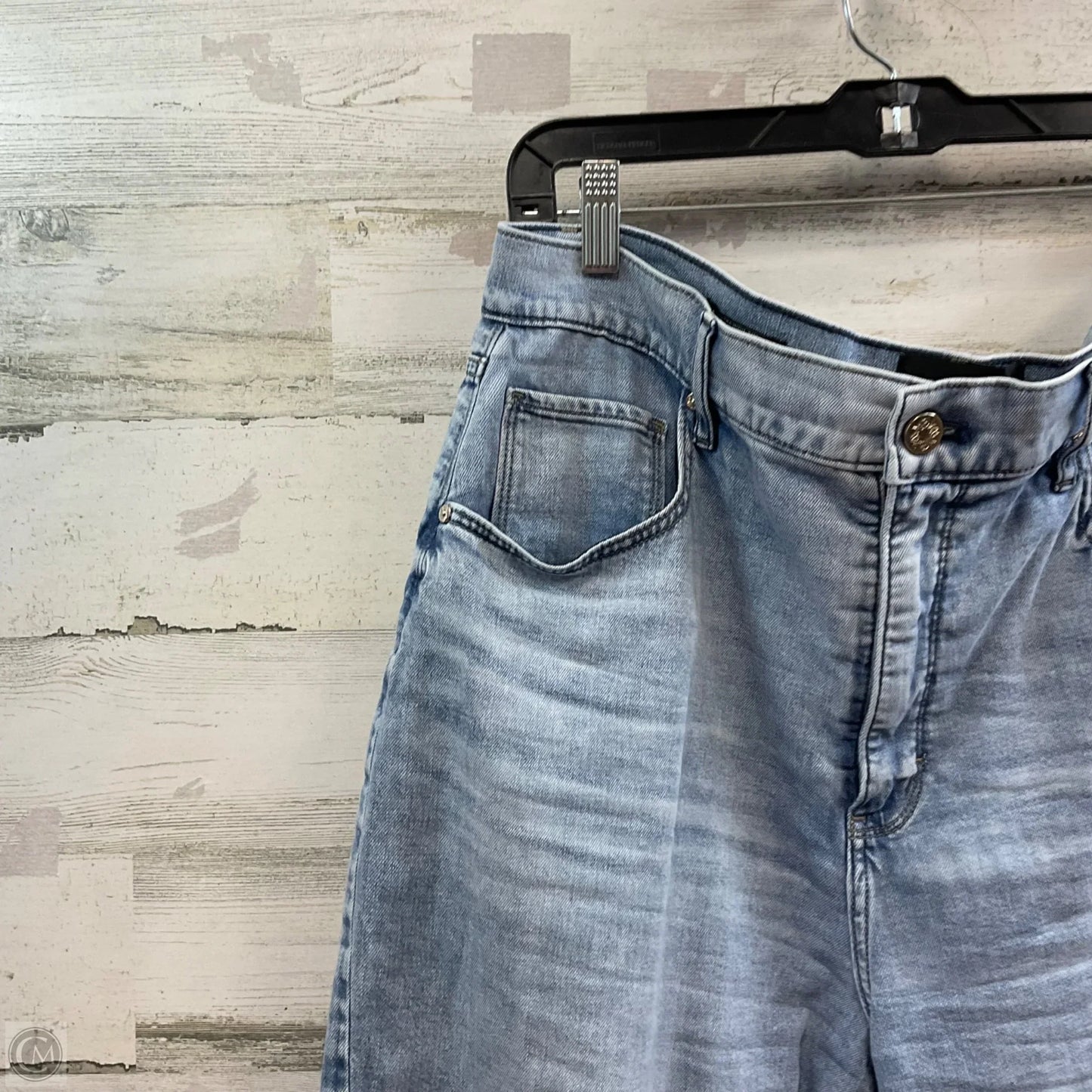 Jeans Wide Leg By White House Black Market In Blue Denim, Size: 12