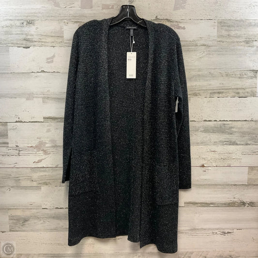 Sweater Cardigan By Eileen Fisher In Black, Size: M