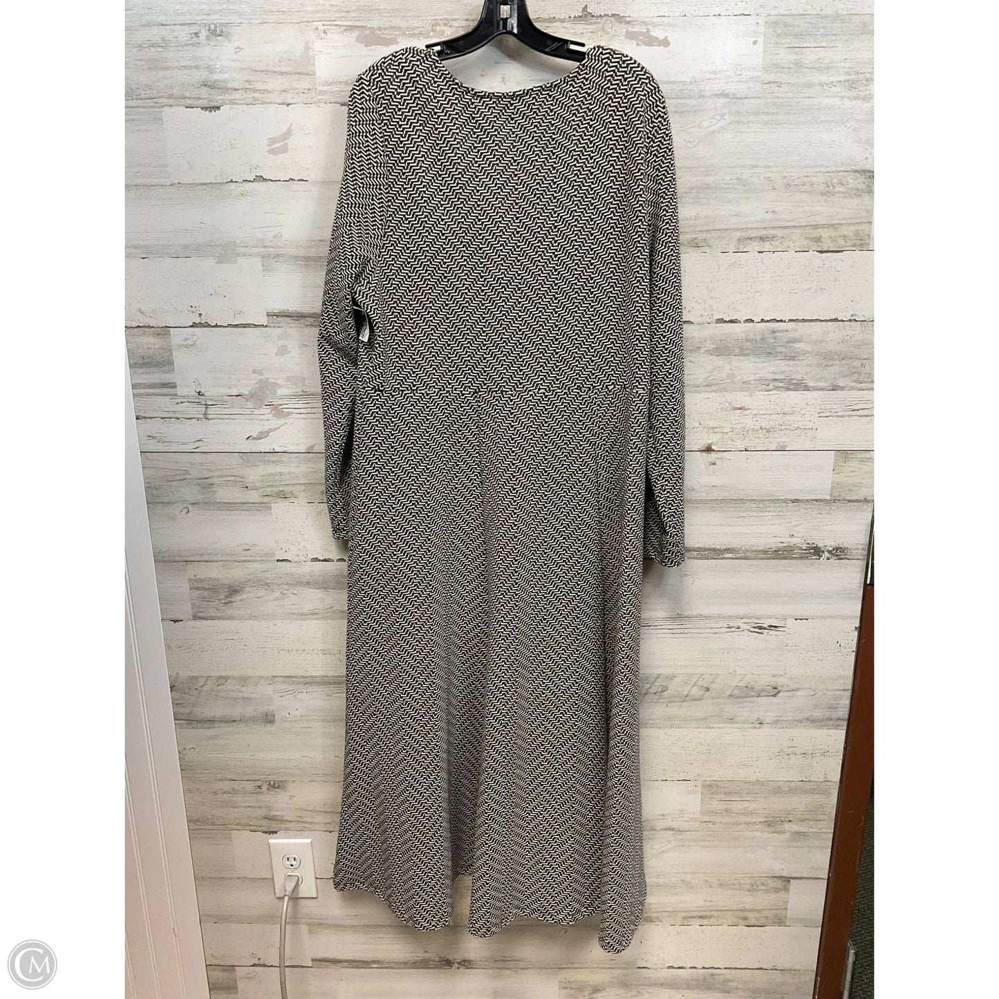 Dress Work By SAINT + SOFIA In Black & White, Size: 2x