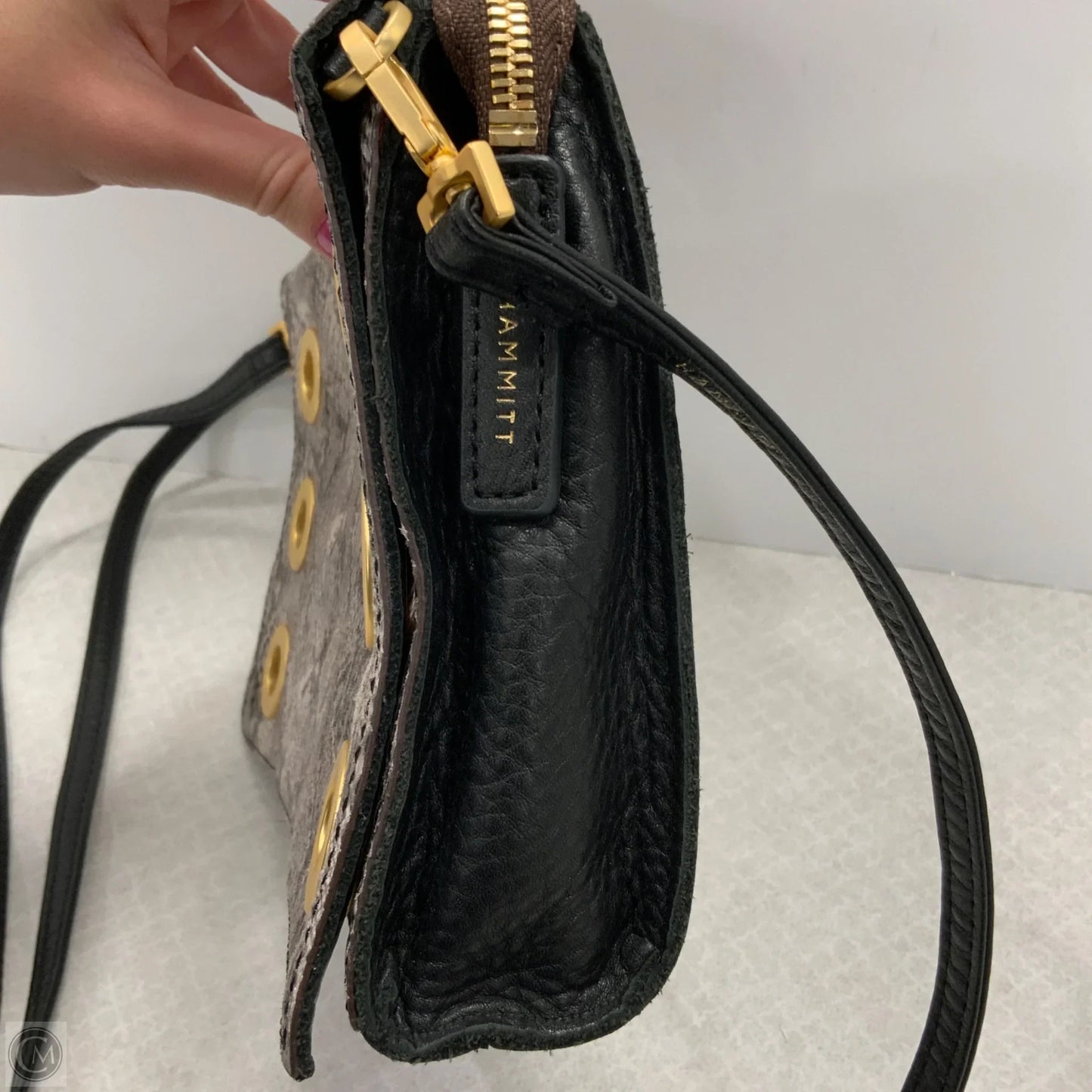 Crossbody Leather By Hammitt, Size: Small