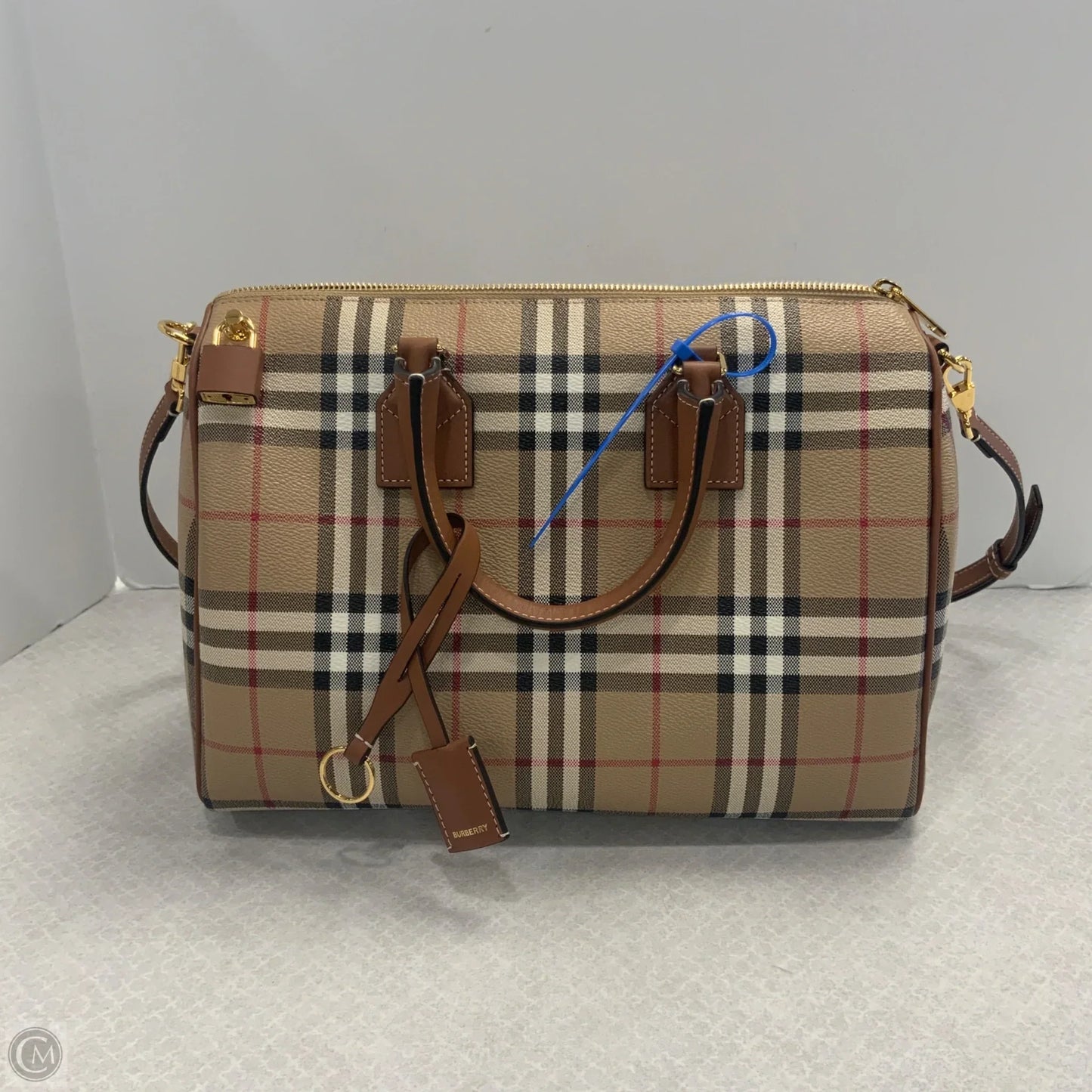 Handbag Luxury Designer By Burberry, Size: Medium