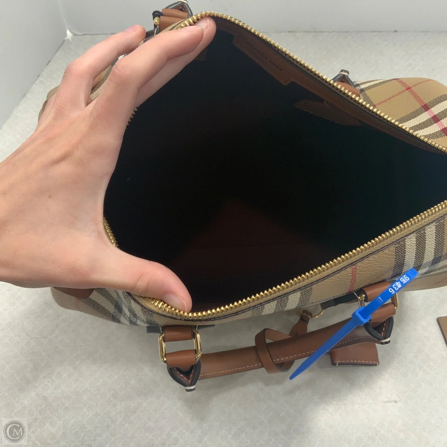 Handbag Luxury Designer By Burberry, Size: Medium