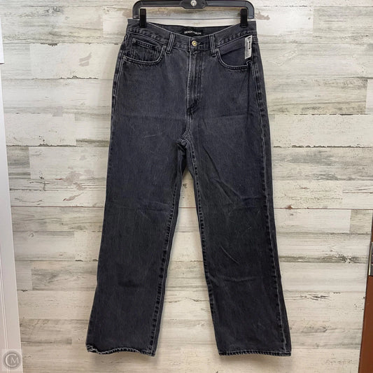 Jeans Straight By Aritzia In Black Denim, Size: 8