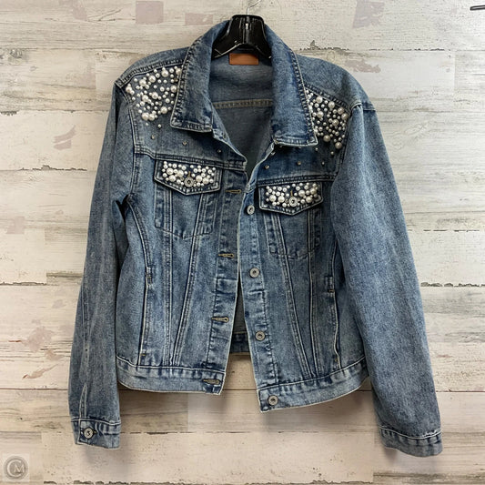 Jacket Denim By Umgee In Blue Denim, Size: M