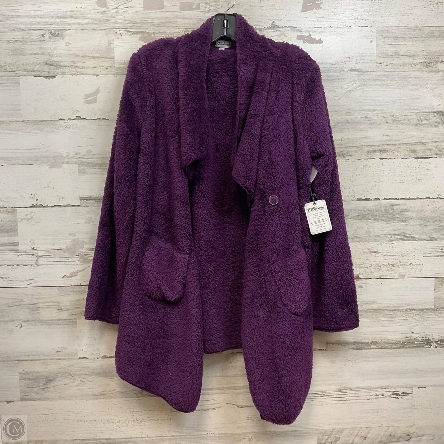 Cardigan By PJ Salvage In Purple, Size: L