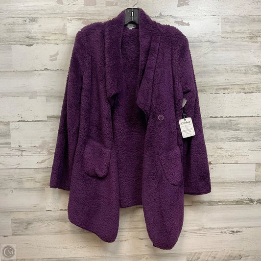 Cardigan By PJ Salvage In Purple, Size: L