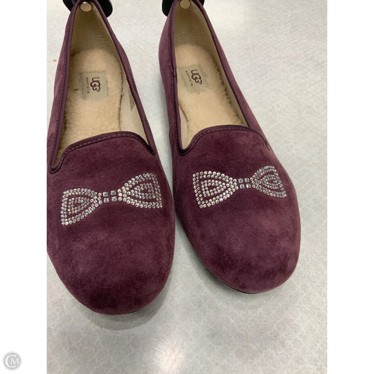 Shoes Flats By Ugg In Purple, Size: 12