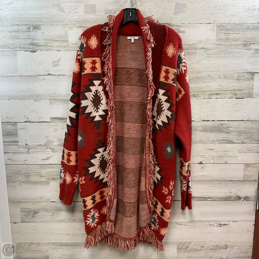 Sweater Cardigan By Jodifl In Red, Size: L