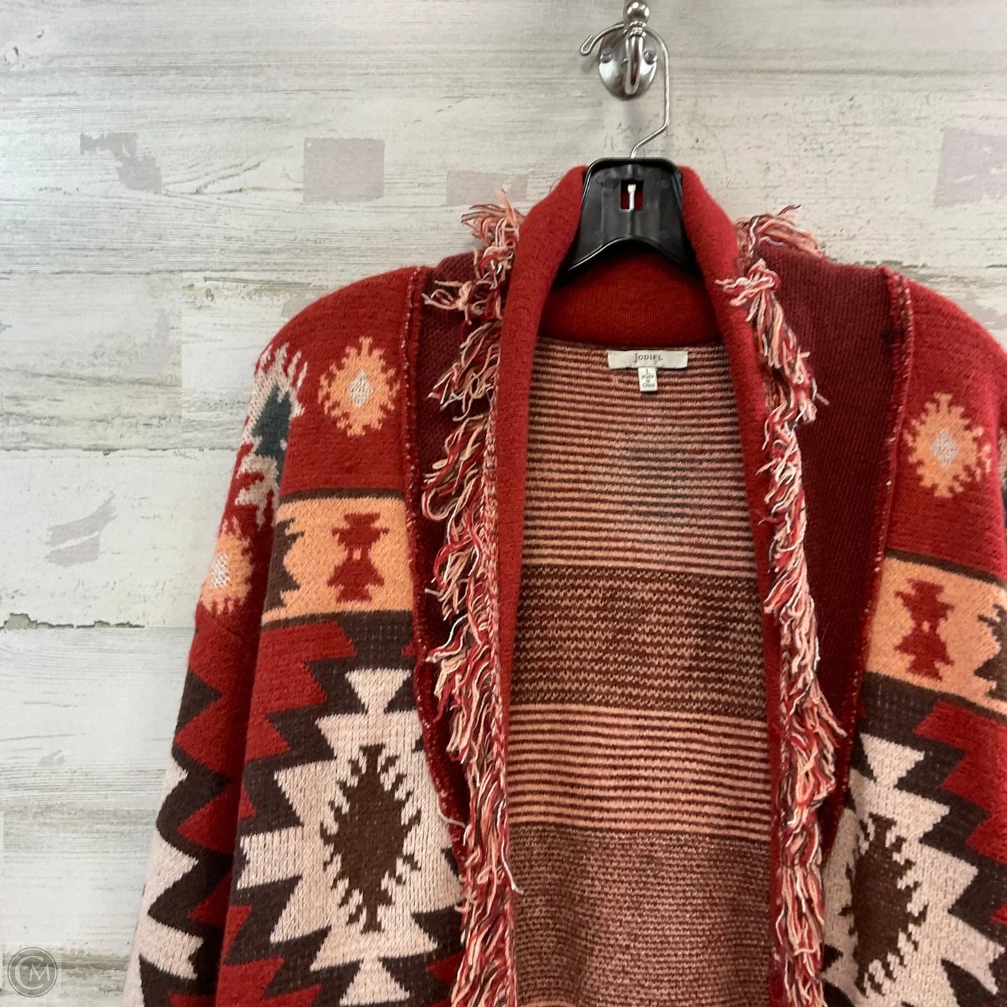 Sweater Cardigan By Jodifl In Red, Size: L