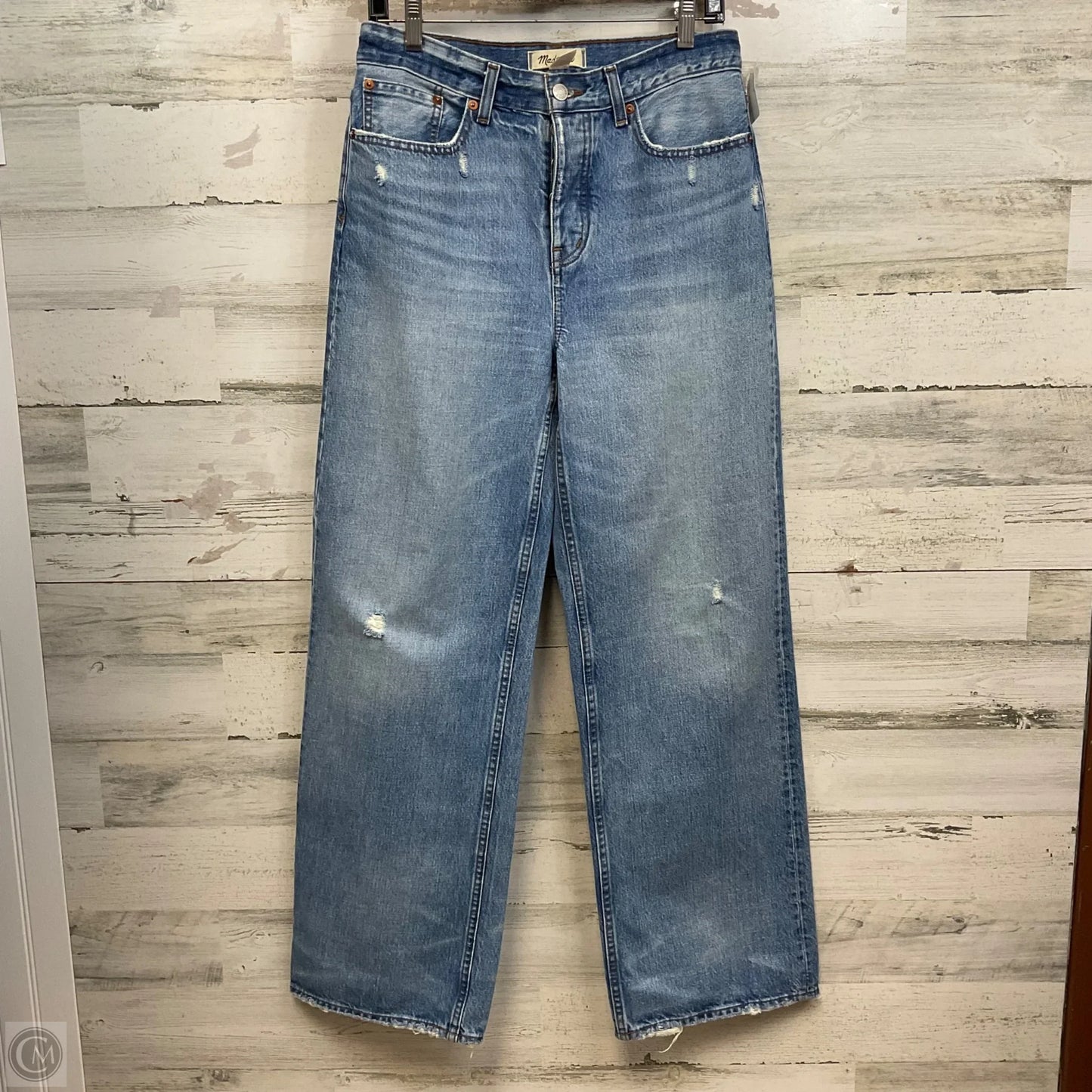 Jeans Wide Leg By Madewell In Blue Denim, Size: 2