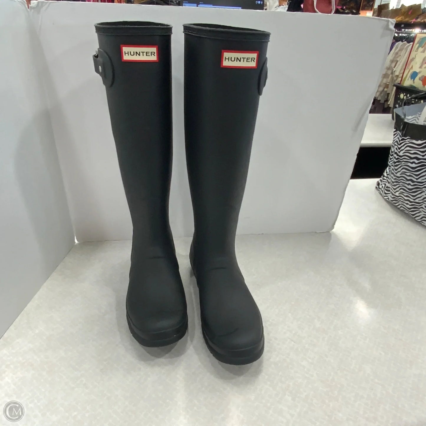 Boots Rain By Hunter In Black, Size: 9