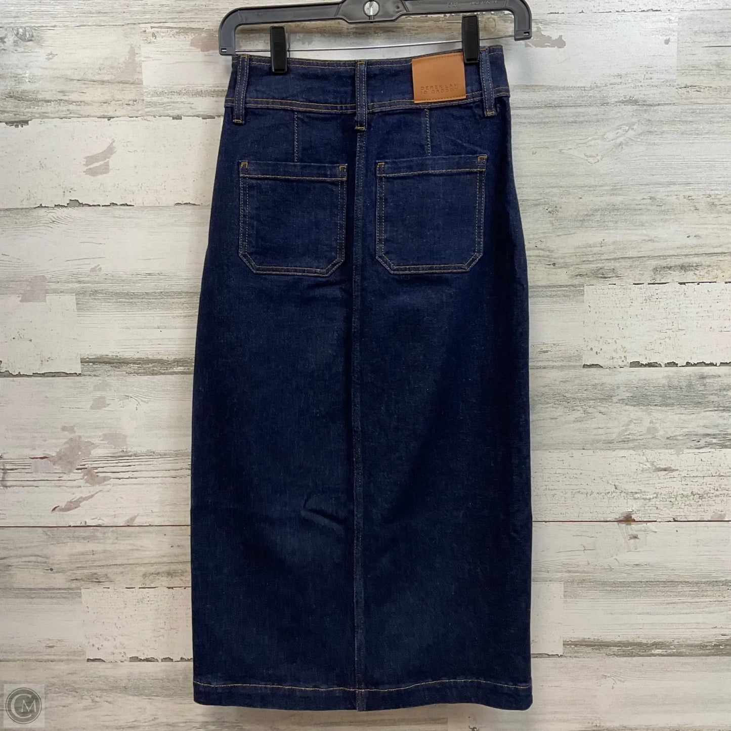 Skirt Designer By Derek Lam In Blue Denim, Size: 0