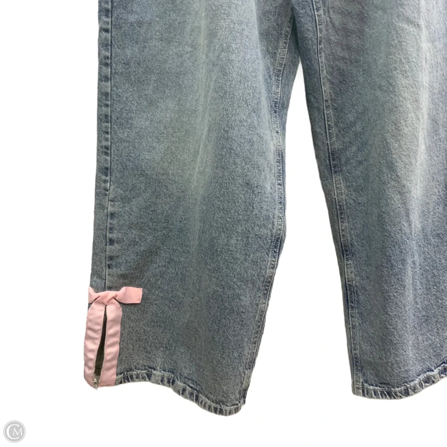 Jeans Wide Leg By No Boundaries In Blue Denim, Size: 16