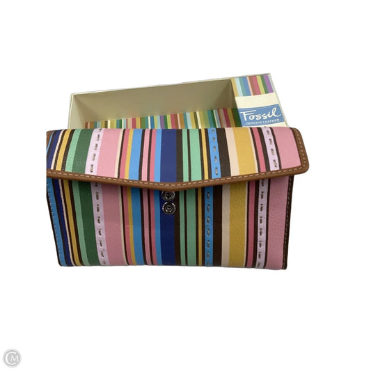 Wallet By Fossil, Size: Large