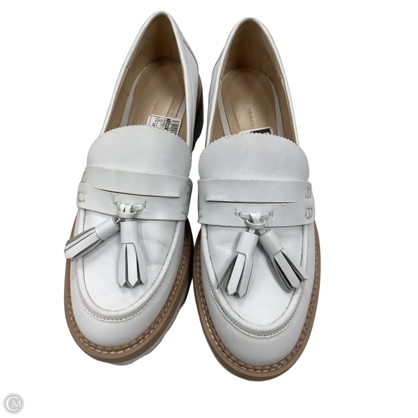 Shoes Flats By Zara In White, Size: 10