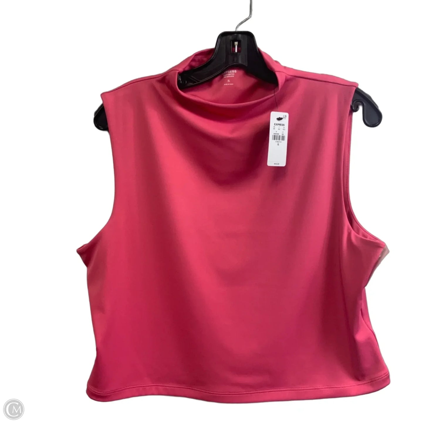 Top Sleeveless By Express In Pink, Size: Xl