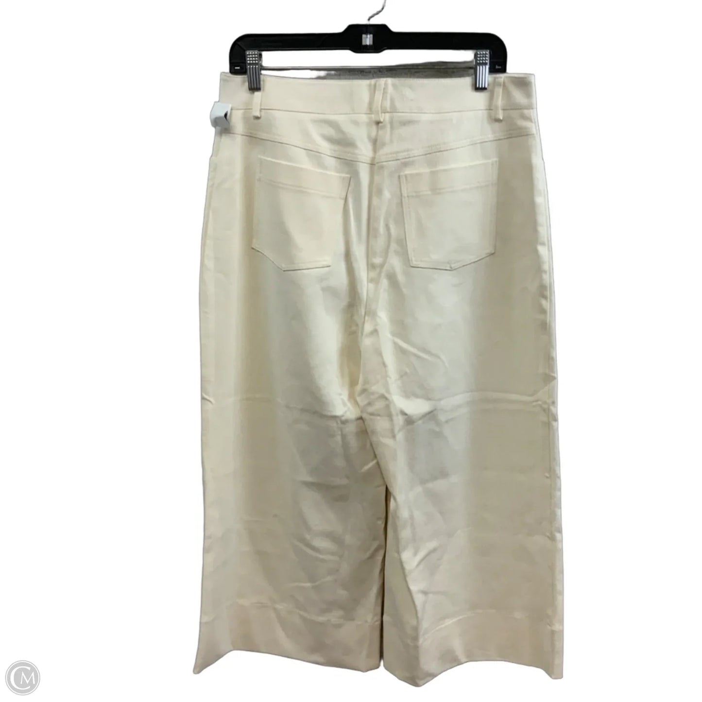 Pants Cropped By IRIS SETLAKWE In Cream, Size: 10