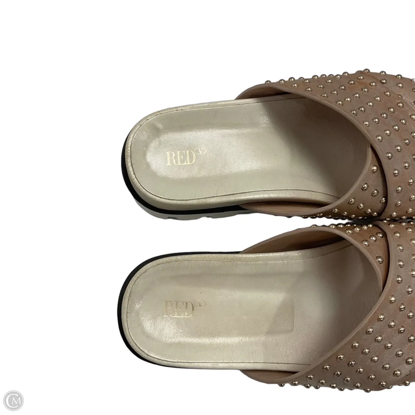 Sandals Flats By Red V In Beige, Size: 6