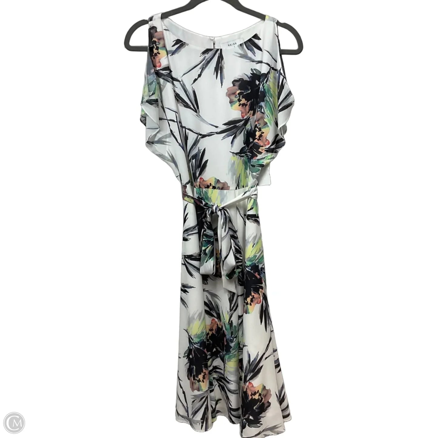 Dress Party Long By Reiss In White, Size: S