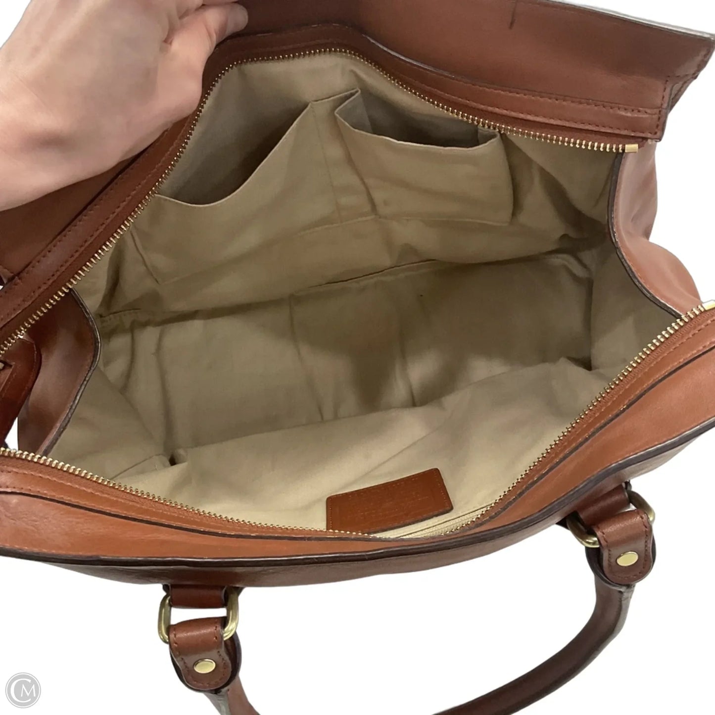 Handbag Designer By Coach, Size: Large