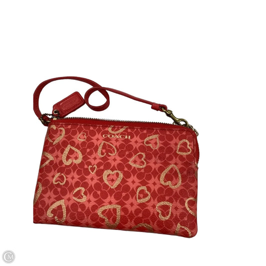 Wristlet Designer By Coach, Size: Small