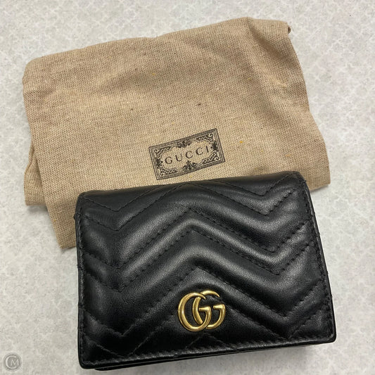 Wallet Luxury Designer By Gucci, Size: Small