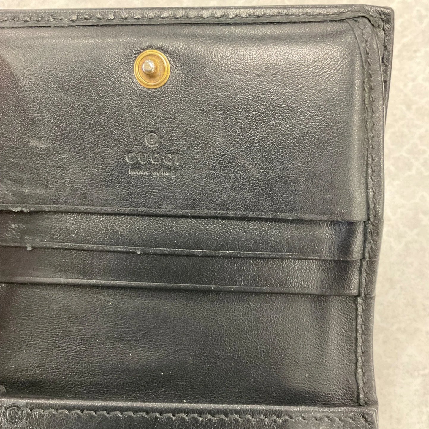 Wallet Luxury Designer By Gucci, Size: Small