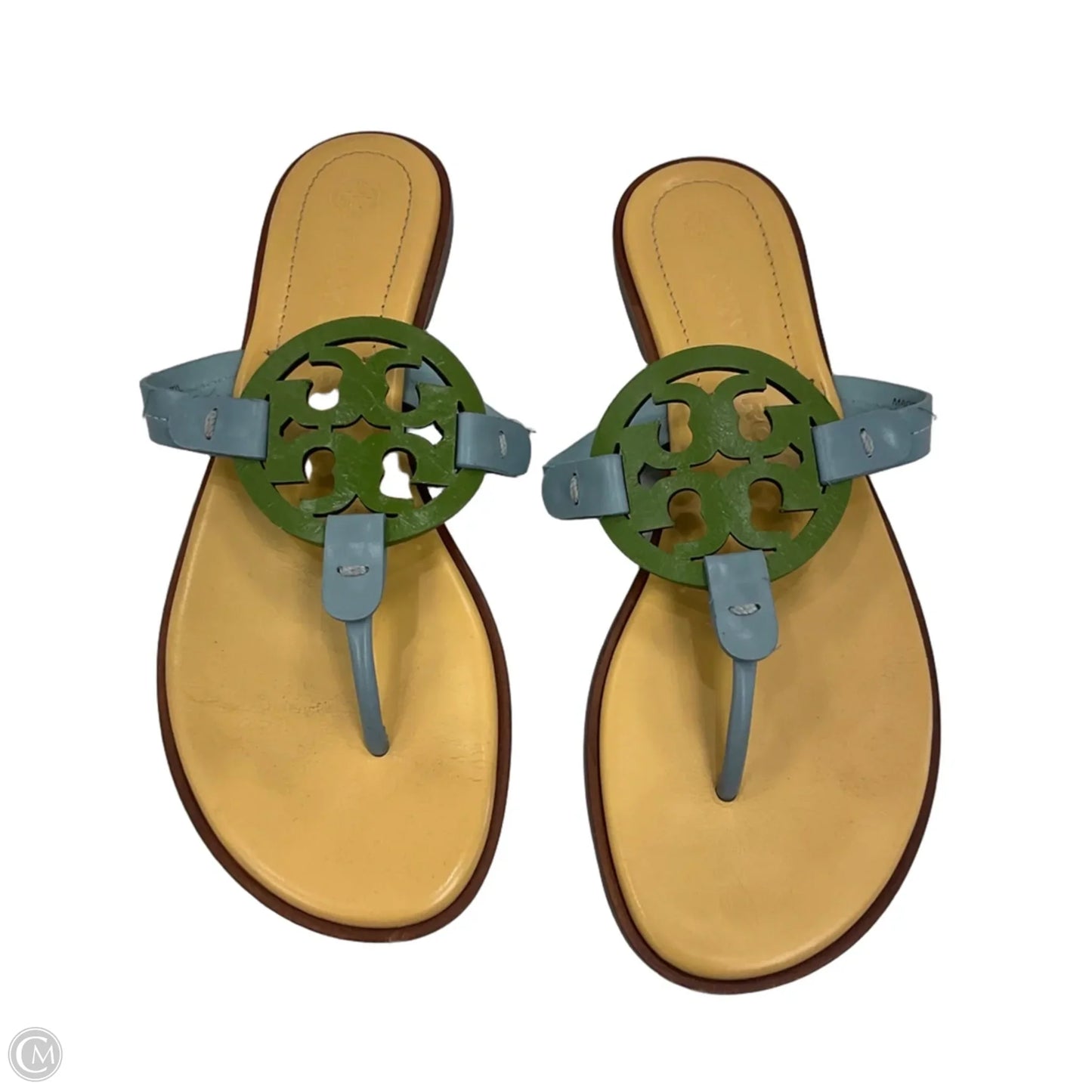 Sandals Designer By Tory Burch In Green, Size: 8.5