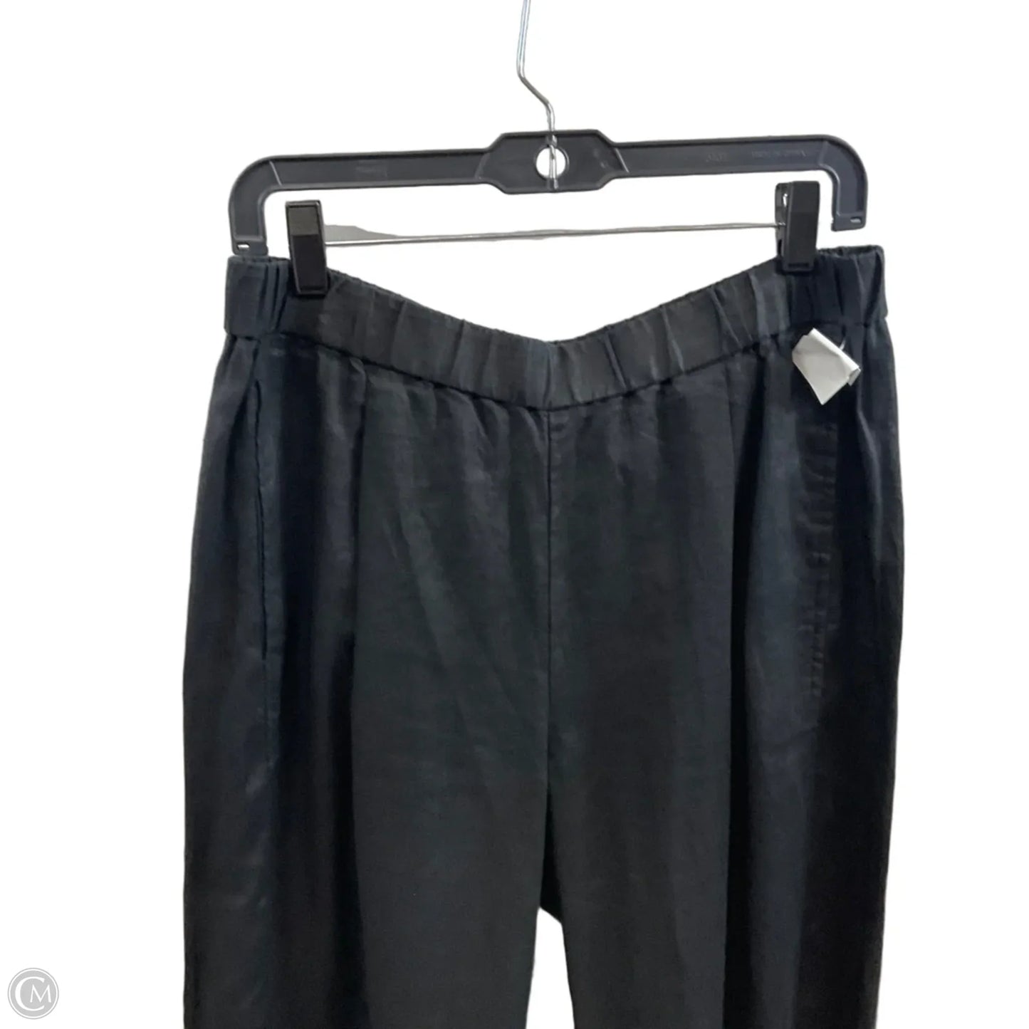 Pants Linen By Eileen Fisher In Black, Size: M