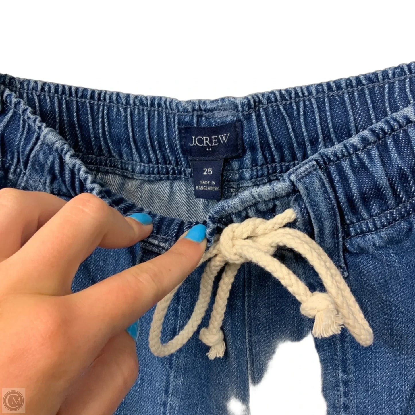 Jeans Wide Leg By J. Crew In Blue Denim, Size: 0