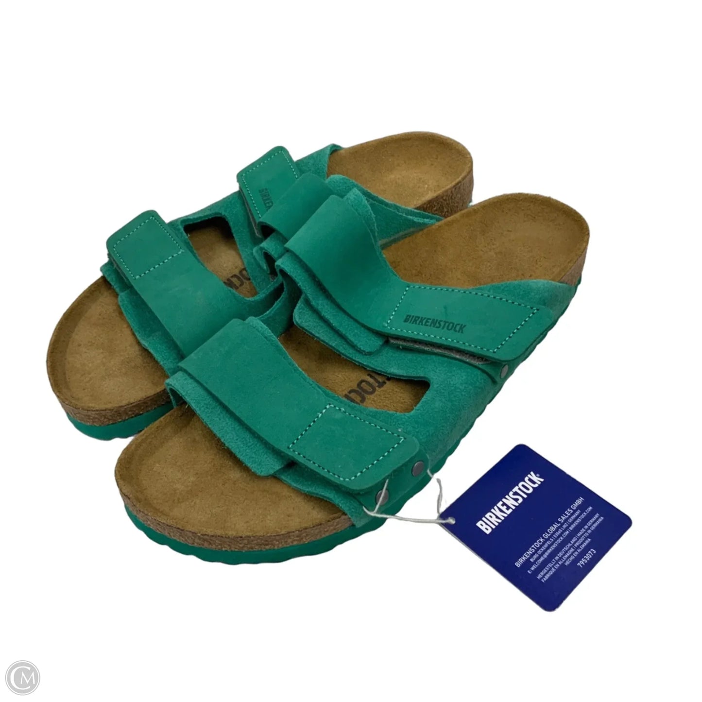 Sandals Flats By Birkenstock In Green, Size: 10