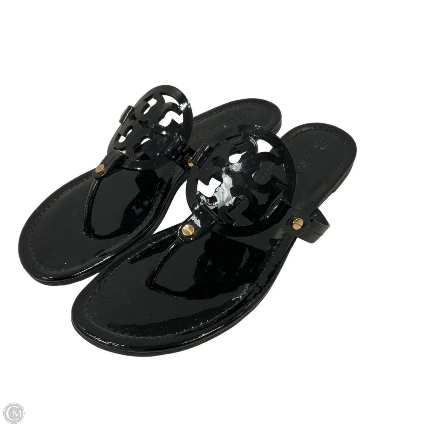 Sandals Designer By Tory Burch In Black, Size: 10
