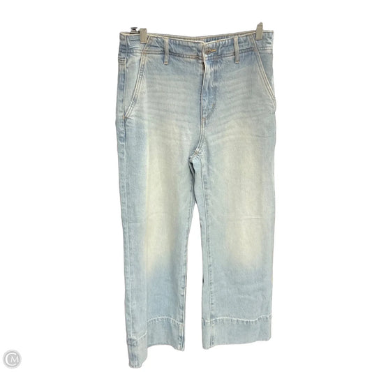 Jeans Wide Leg By Loft In Blue Denim, Size: 6