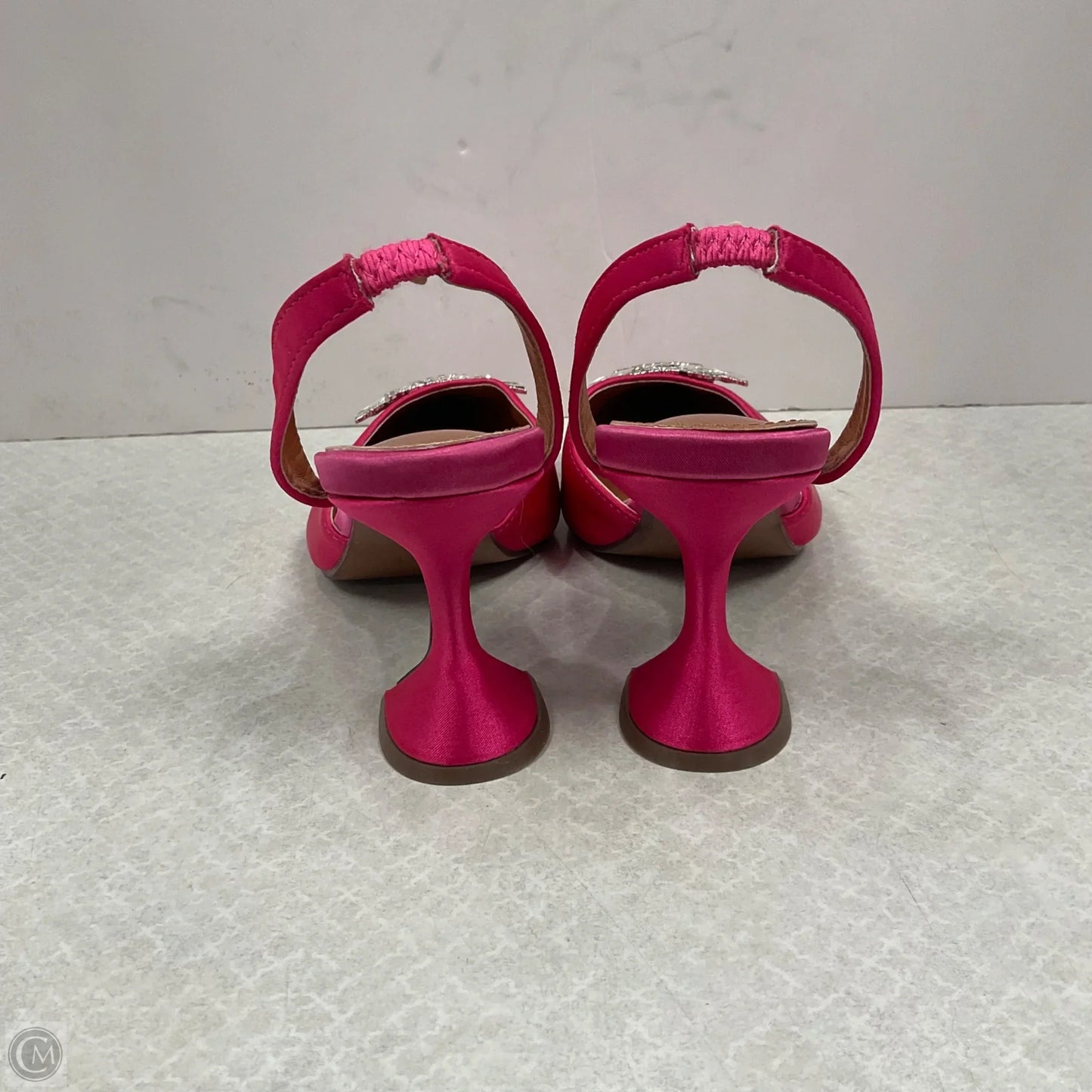 Shoes Heels Kitten By Amina Muaddi In Pink, Size: 9
